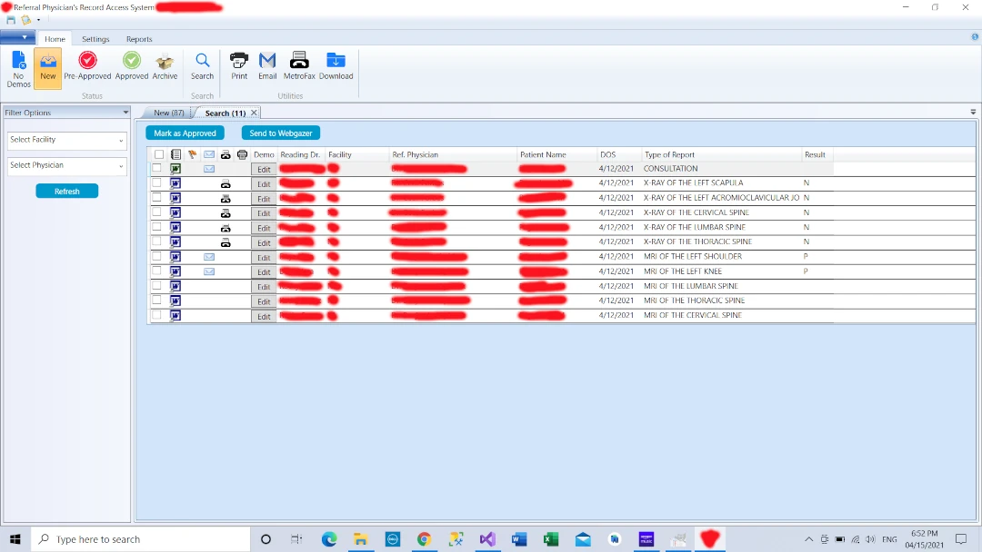 Reports Management Software for Transcription-Screen-2