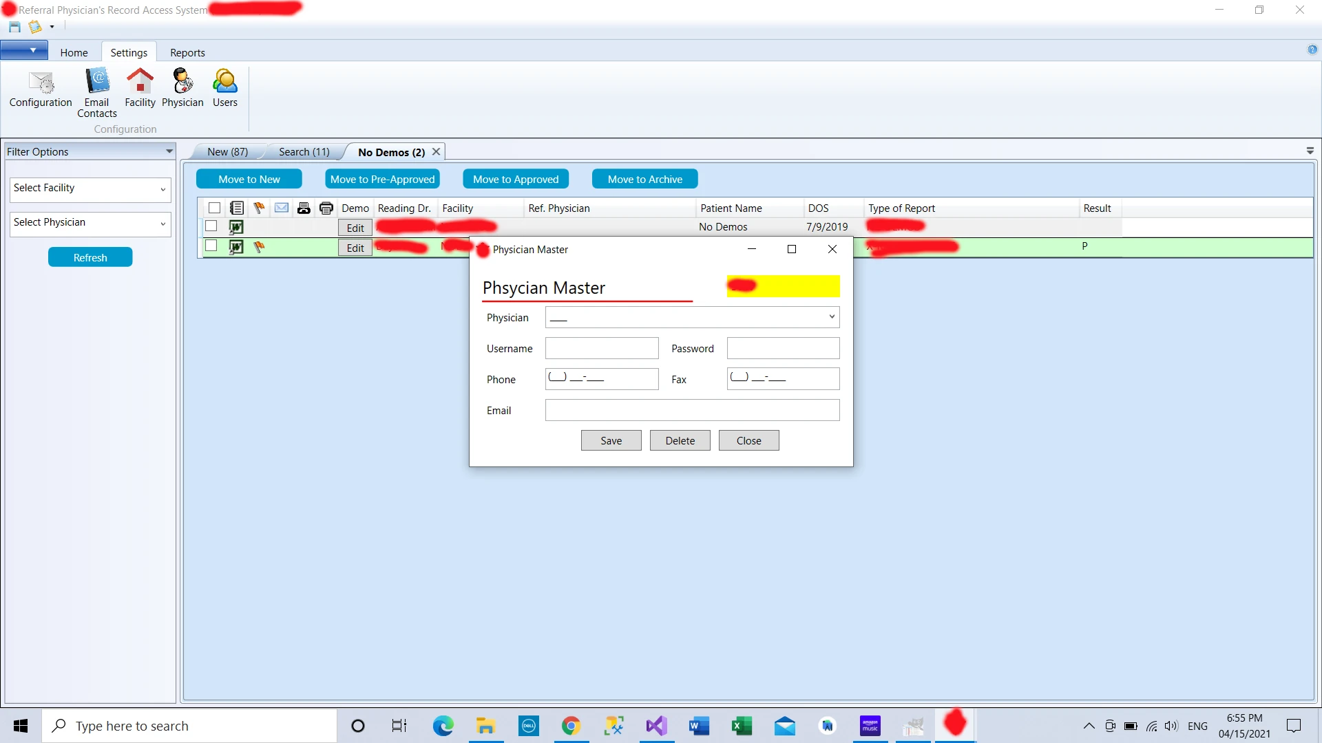 Reports Management Software for Transcription-Screen-4